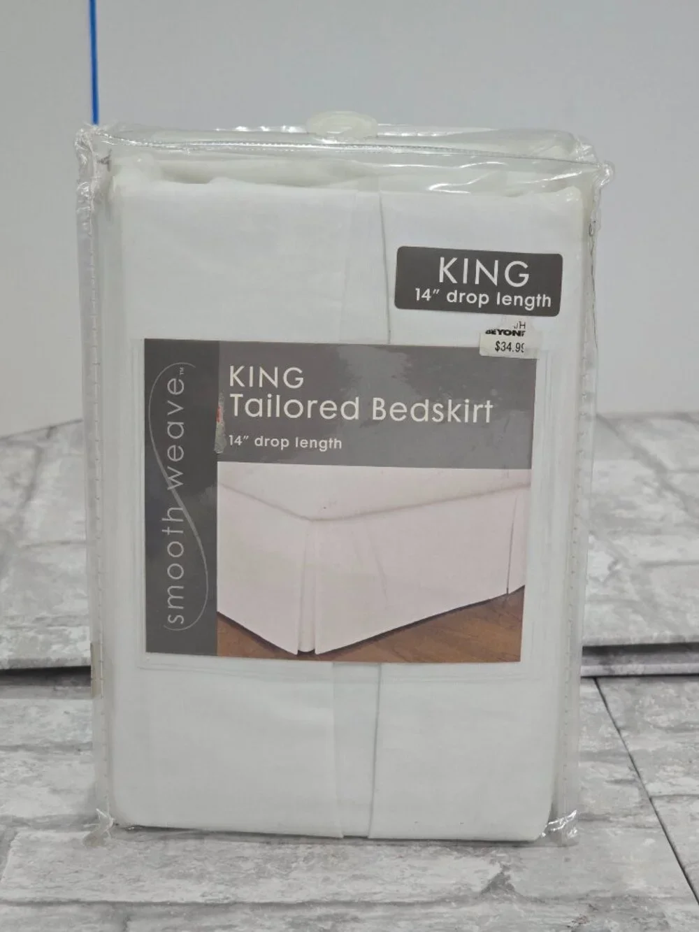 Smoothweave‎ 14-Inch drop length KING Tailored Bed Skirt